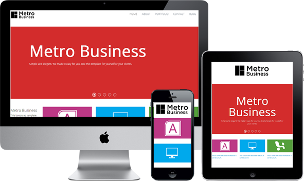 Bootstrap Templates. Metro Bootstrap HTML template.